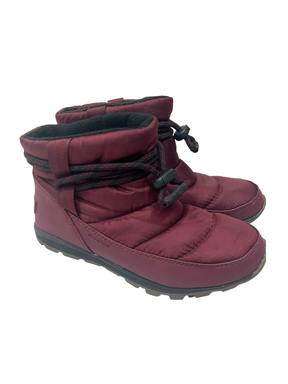 Sorel Whitney Short Waterproof Insulated Winter Snow Boot Burgundy Wine